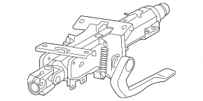 Volkswagen ID.4 23-25 steering column