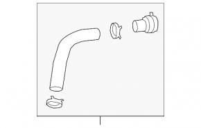 Cooling pipe lower Hyundai Kona 18-21 2.0
