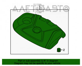 Engine cover Kia Forte 4d 14-16 pre-rest 1.8
