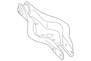 Lower arm under spring rear left BMW 3 F30 12-14