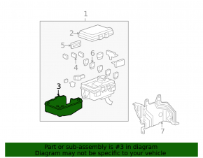 Acura MDX 07-13 Underhood Fuse Box Housing