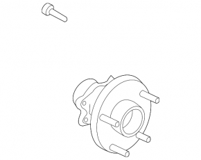 Front left hub for Nissan Murano 2003-2007