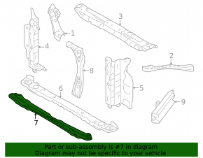 Subaru Crosstrek 24-26 lower TV bar