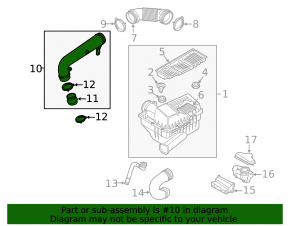 VW Beetle 12-19 1.8T Air Duct to Manifold