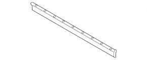 Front bumper center molding for Nissan Versa 20-23