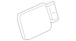 Fuel filler flap Infiniti Q50 14-20