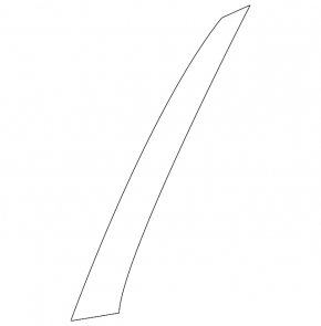 Nissan Altima 13-18 right front side door trim