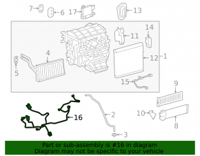 Toyota Venza 21-24 heater wiring