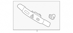 Hazard Light Button Panel Hyundai Tucson 16-21