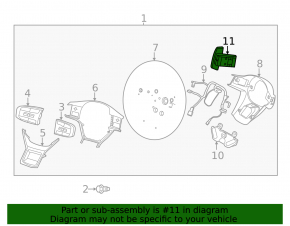 Left steering column paddle shifter for Kia Sportage 23-25