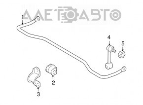 Rear stabilizer Mazda6 09-13
