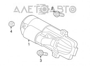Starter Mazda CX-7 06-09