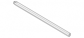 Glass seal inside rear right door Ford Escape MK4 20 -