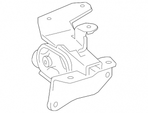 Left engine mount for Toyota Corolla 14-16 (pre-restored), automatic transmission