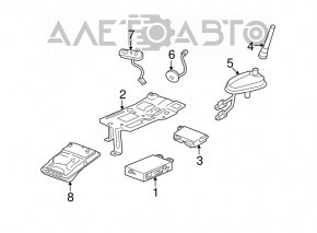 Backup Control Battery Module Cadillac CTS 14-17