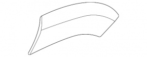 Rear left fender arch trim VW Taos 22-25
