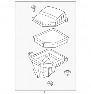 Air filter housing Volvo XC60 18-21