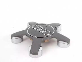 Central cap for Audi Q5 8R 09-17 127mm disk, darkened chrome