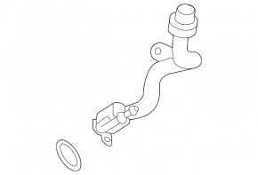 Upper cooling pipe Audi Q7 4L 10-15 3.0 TDI