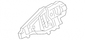 Front right door handle mechanism BMW 7 G11 G12 16-22