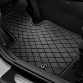 Set of floor mats for Mini Cooper F56 3d 14- rubber