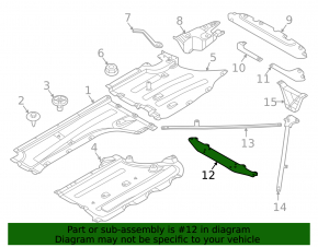 Resonator protection BMW X3 G01 18-21