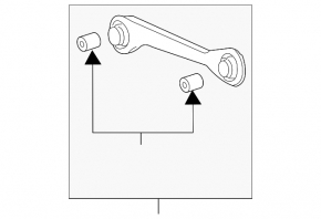 Rear left transverse control arm VW Passat 20-22