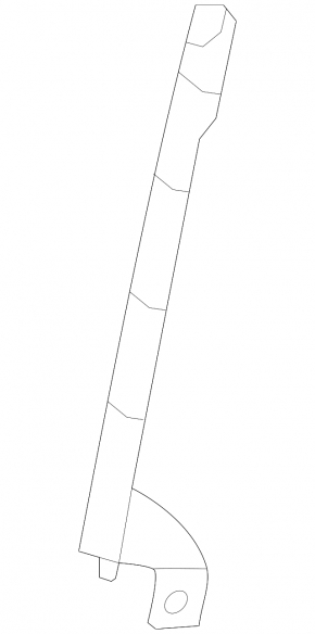 Nissan Ariya 23-25 front right rear door glass guide