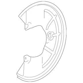 Brake Disc Cover Front Left Chevrolet Trax 15-22