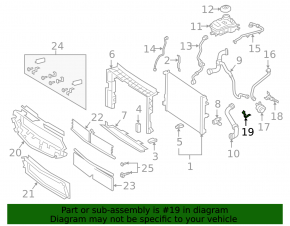 Auxiliary Cooling Pump Bracket for Mercedes A-Class V177 19-22 M260