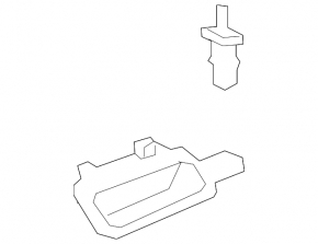 Interior front left door handle for Mercedes A-class V177 19-22, black housing