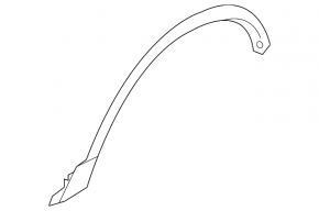 Front left wing arch trim Ford Explorer 11-15 prerest