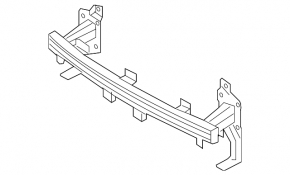 Lincoln MKZ 17-20 Front Bumper Reinforcement for Hook