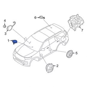 Ford Explorer 20 Subwoofer