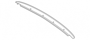 Upper rear bumper trim for Land Rover Range Rover Velar 18-23