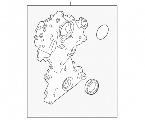 Mitsubishi Outlander 22-25 2.5" Front Engine Cover