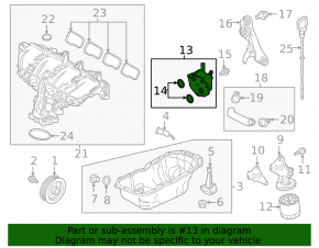 Mazda CX-9 16-23 Engine Oil Cooler