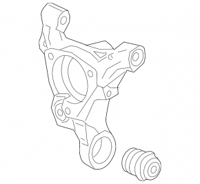 Rear left axle shaft Chevrolet Malibu 16-25