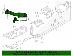Intake pipe with corrugation Hyundai Sonata 20-23 2.5