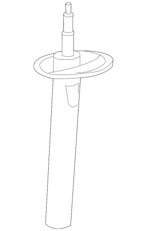 Front left shock absorber BMW X3 E83 03-10