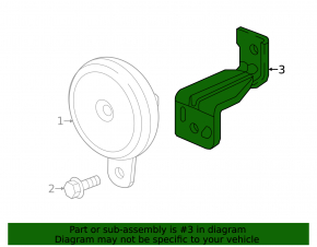 Right signal bracket Honda Civic X FC 19-21