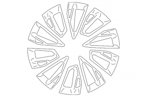 Wheel disk R18 Lexus ES250 ES300h ES350 19-23