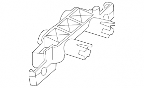 Fastening of radar cruise control for Audi A7 19-25 under the washer