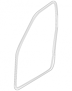 Front left door seal BMW X5 E70 07-13