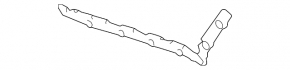 Rear bumper mount left Toyota Camry v50 12-14 usa broken mount