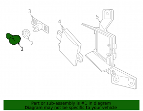 Rear parking sensors Volkswagen Taos 22-25