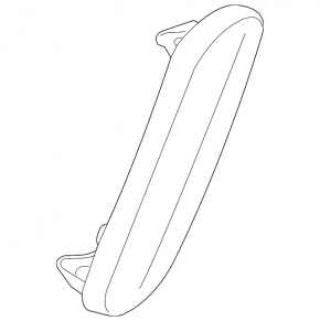 Mini Cooper Clubman R55 07-14 Front Left Fender Reflector