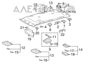Toyota Sequoia 08-09 headliner