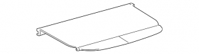 Trunk curtain Toyota Prius 20 04-09 beige