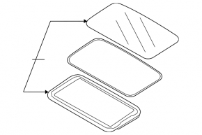 Subaru XV Crosstrek 18-23 Sunroof Glass